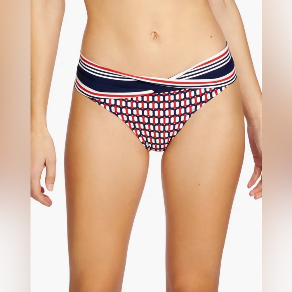 Robin Piccone Simone Twist Hipster Bikini Bottoms Size Small